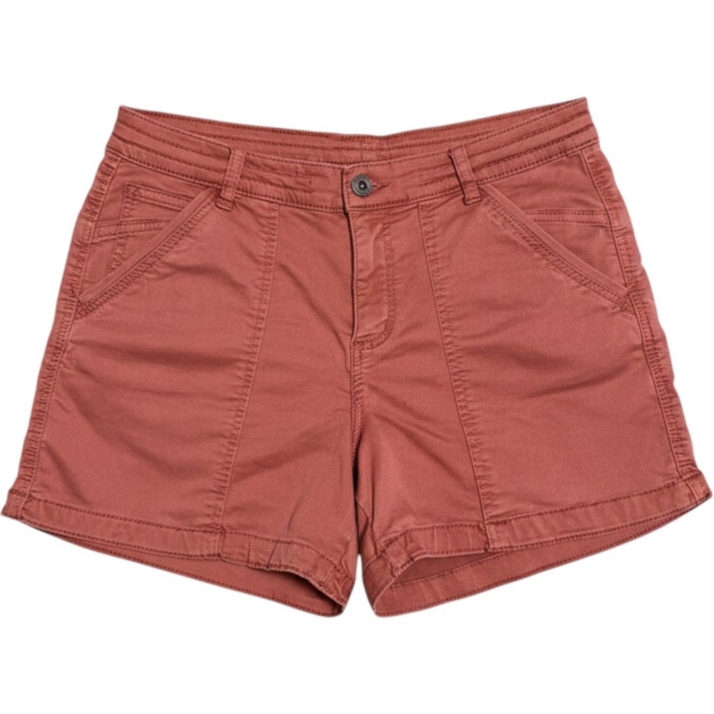 Kuhl Shorts Rust Terracotta Cotton Blend Stretch Hiking Utility Women's 10